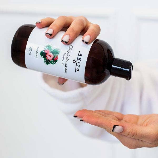 Akito Massage Oil 500 ml: Green tea